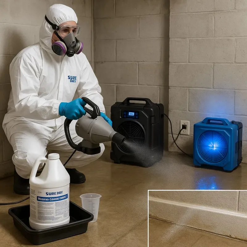 Sanitization and Odor Removal process in Naples Manor, FL